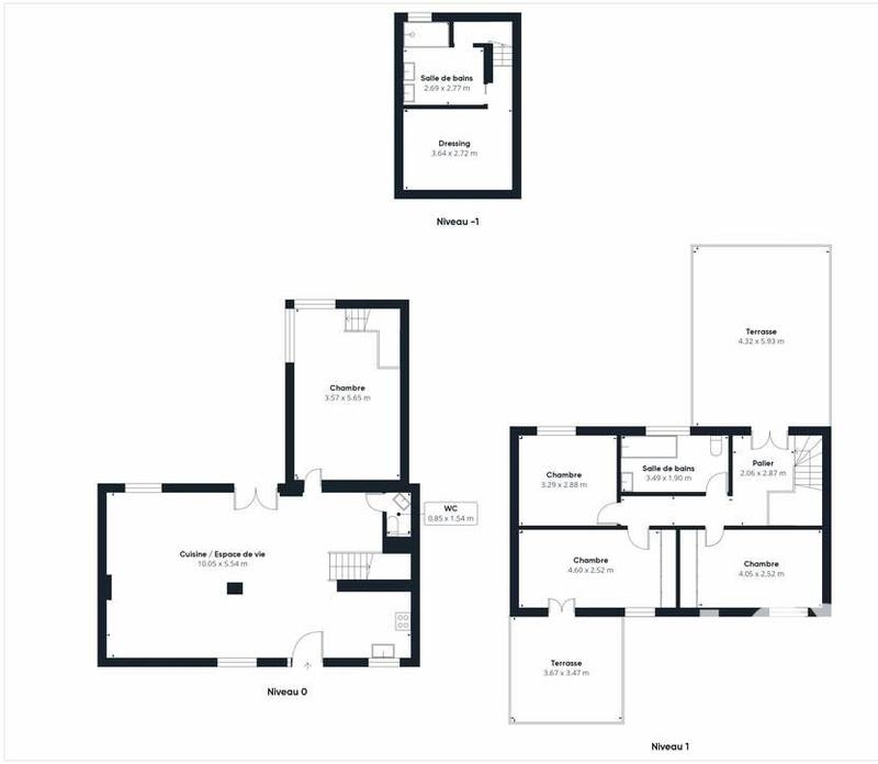 Maison - 145 m² - 5 pièces