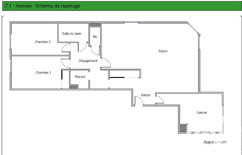Appartement - 82 m² - 4 pièces