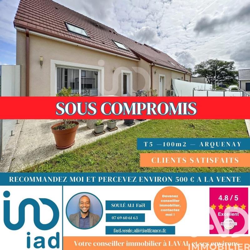 Maison - 96 m² - 5 pièces