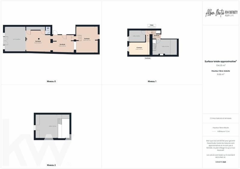 Immeuble mixte - 237 m² - 3 pièces