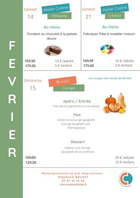 Ateliers culinaires Bio d'Ici