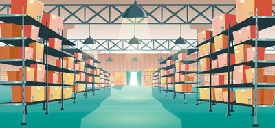 Entrepôt - 1 400 m²