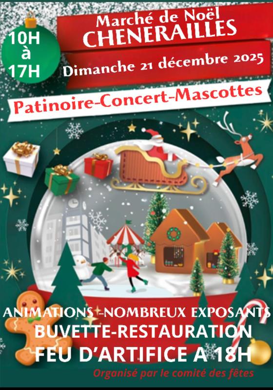 Marché de Noël à Chénérailles