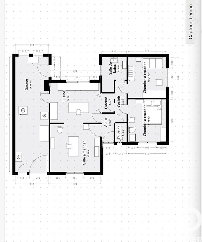 Maison - 65 m² - 3 pièces