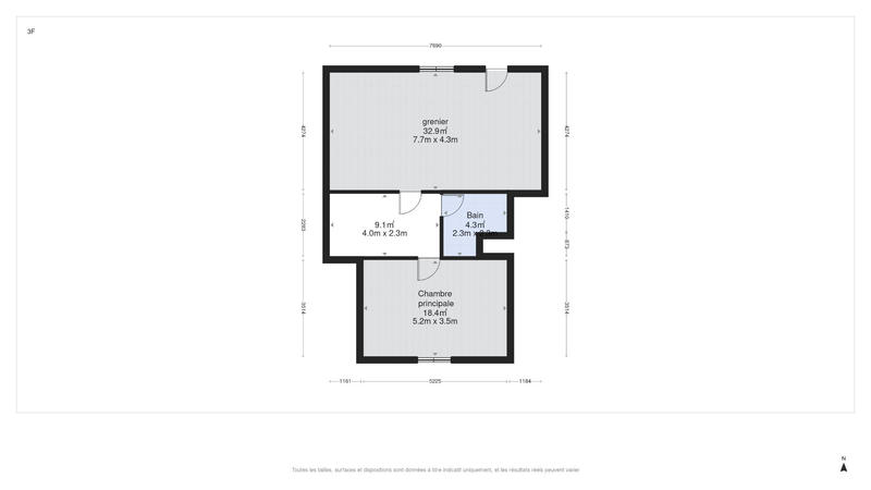 Maison - 97 m² - 4 pièces