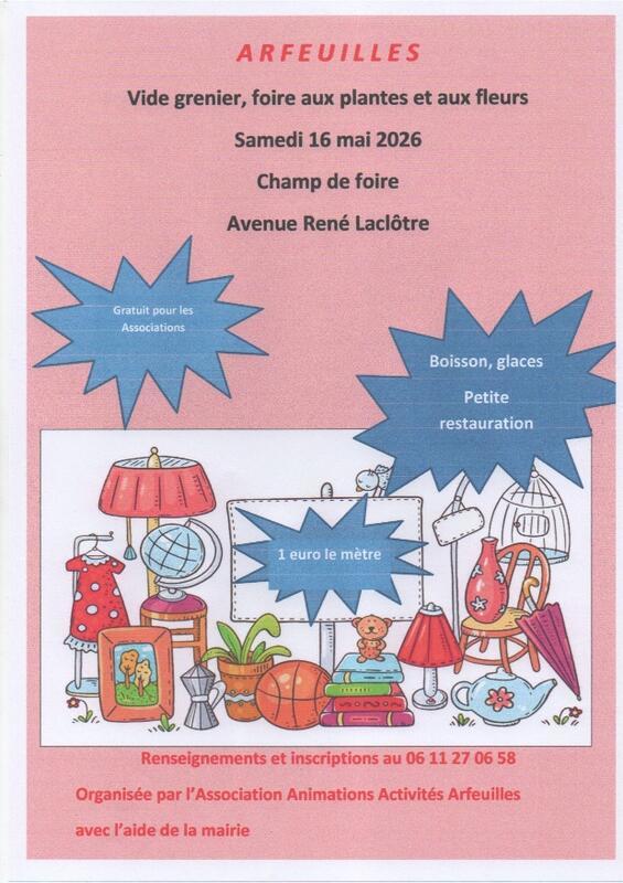 Vide grenier - foire aux plantes et aux fleurs