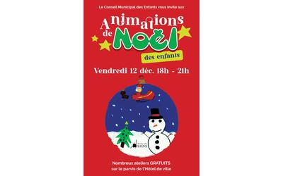 Animations de Noël des enfants
