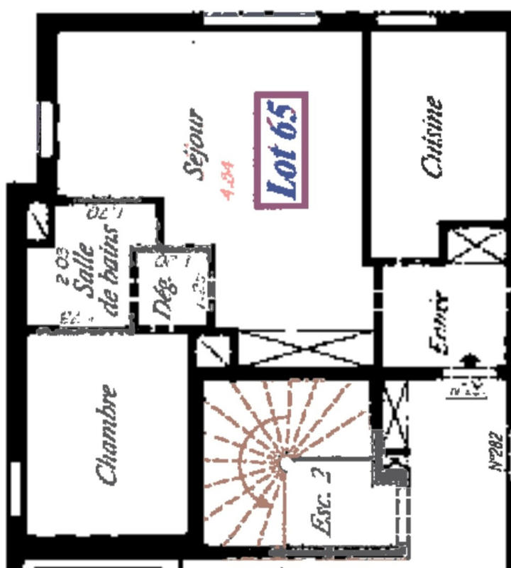 Appartement - 48 m² - 3 pièces