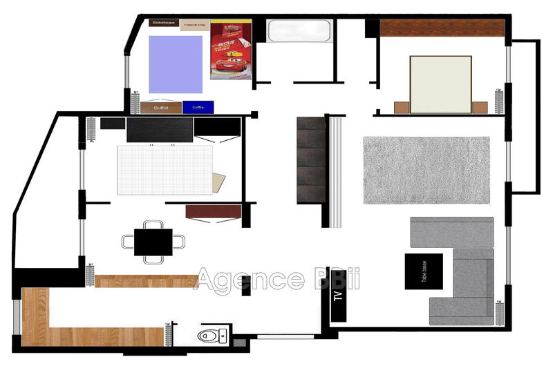 Appartement - 110 m² - 6 pièces