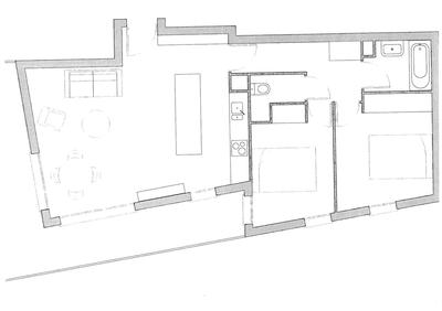 Appartement - 66 m² - 3 pièces