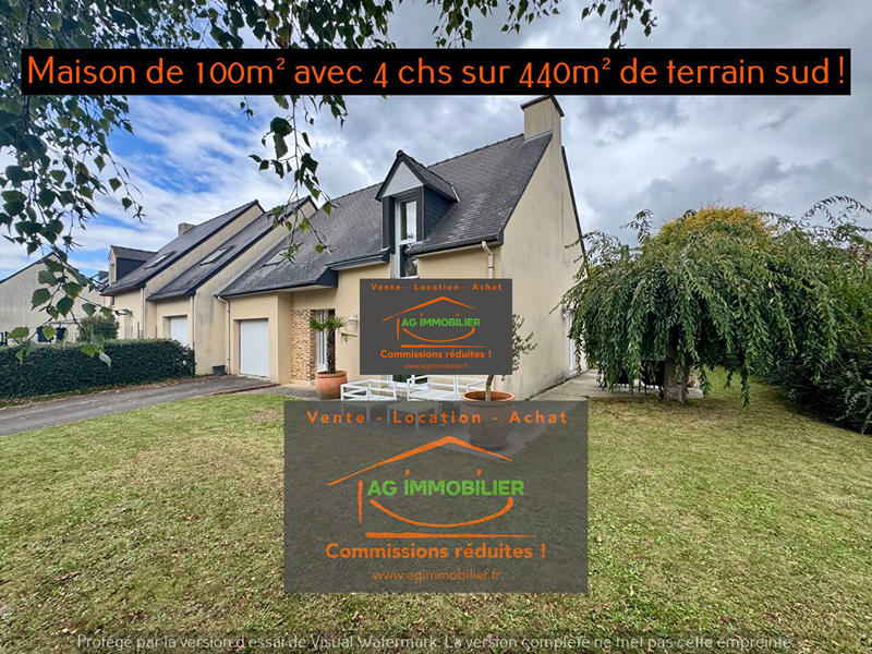 Maison - 100 m² - 6 pièces