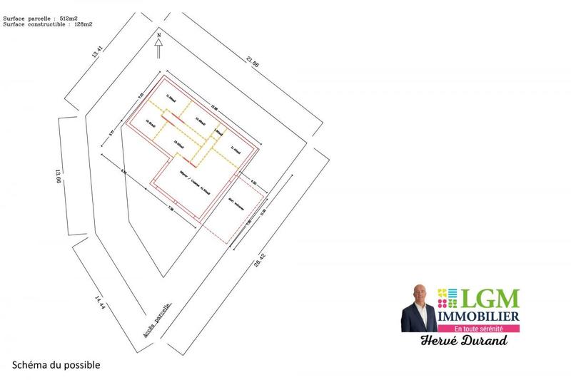 Terrain constructible - 512 m²