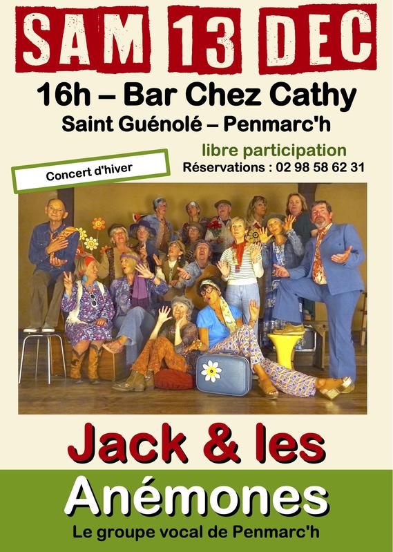 Jack et les Anémones chez Cathy