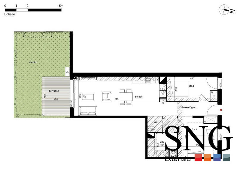 Appartement - 66 m² - 3 pièces