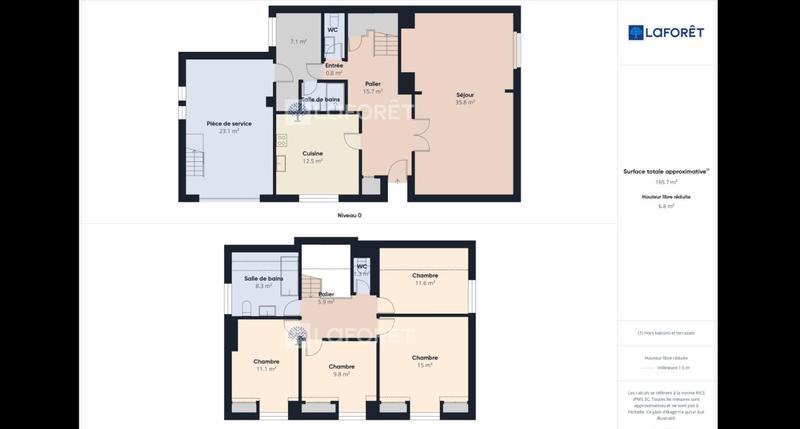 Maison - 138 m² - 6 pièces