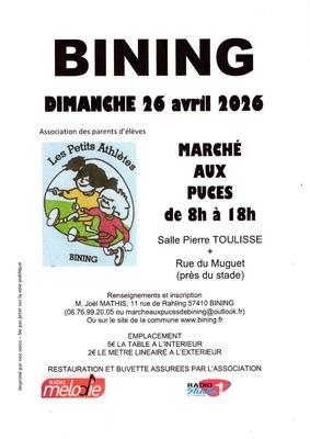 Marché aux puces de bining