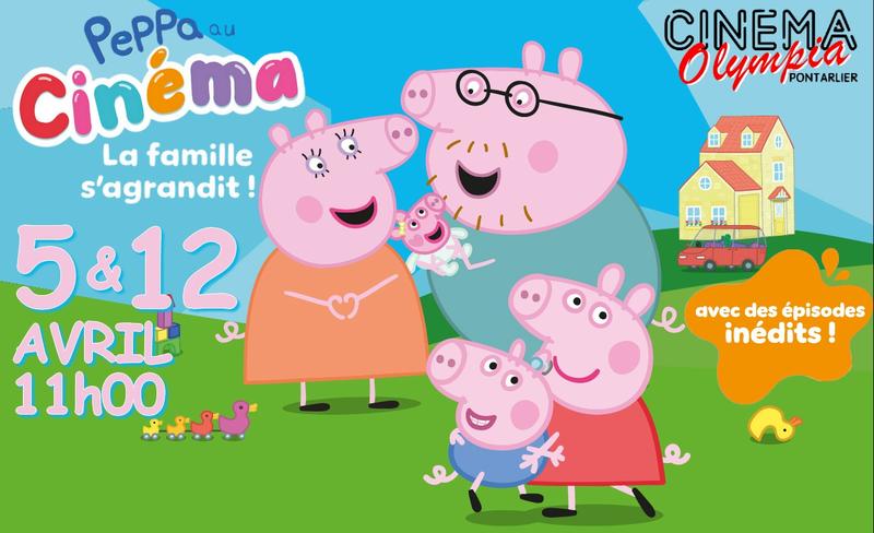 Peppa au Cinéma - la famille s'agrandit