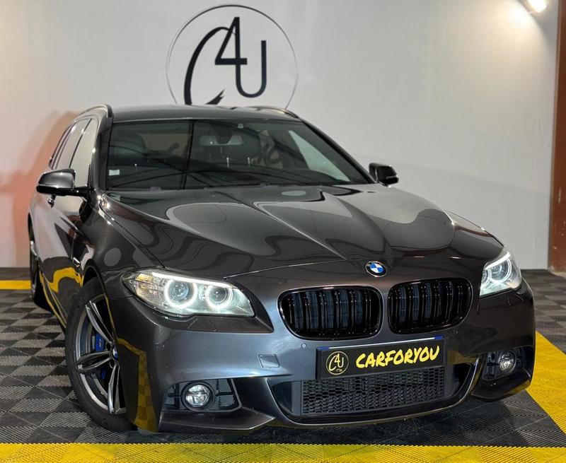 Bmw Série 5 (F11) Lci Touring 525d Pack m 218ch Caméra de recul, Sièges chauffants, Gps Navigation Professional