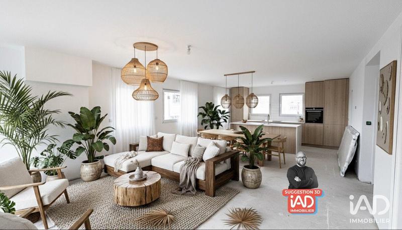 Appartement - 77 m² - 3 pièces