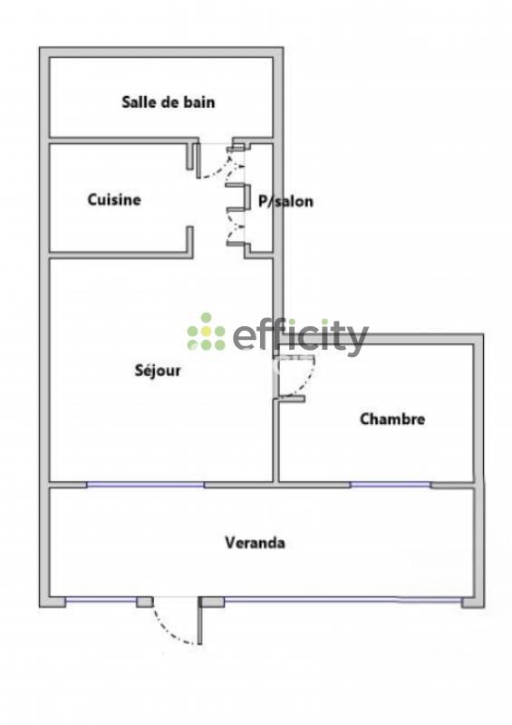 Appartement - 40 m² - 2 pièces