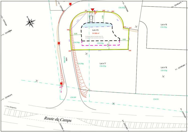 Terrain constructible - 399 m²