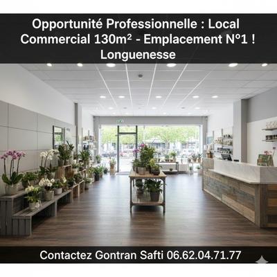 Local commercial - 130 m² - 3 pièces