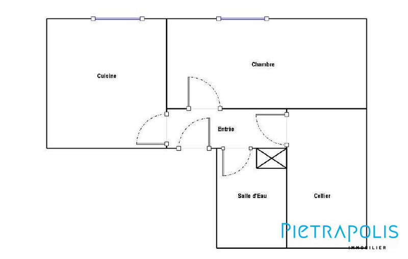 Appartement - 32 m² - 2 pièces