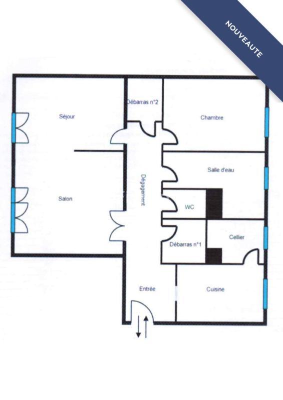 Appartement - 67 m² - 3 pièces