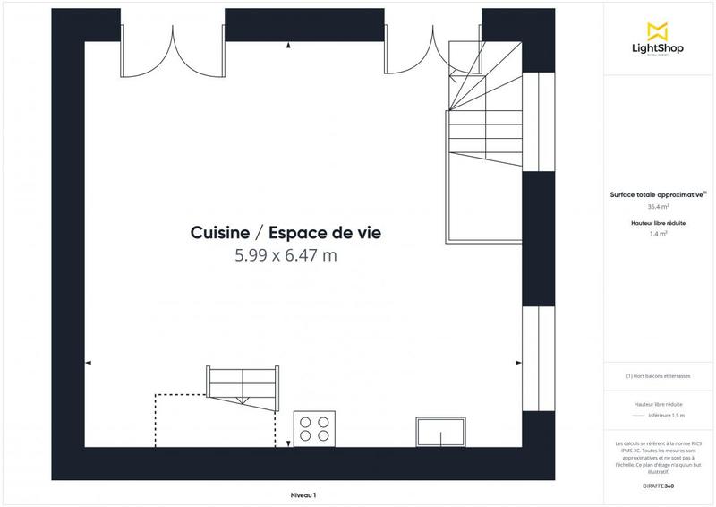 Maison - 90 m² - 4 pièces