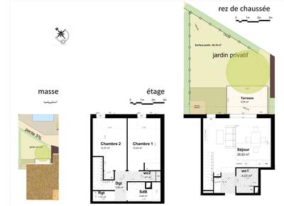 Villa - 73 m² - 3 pièces
