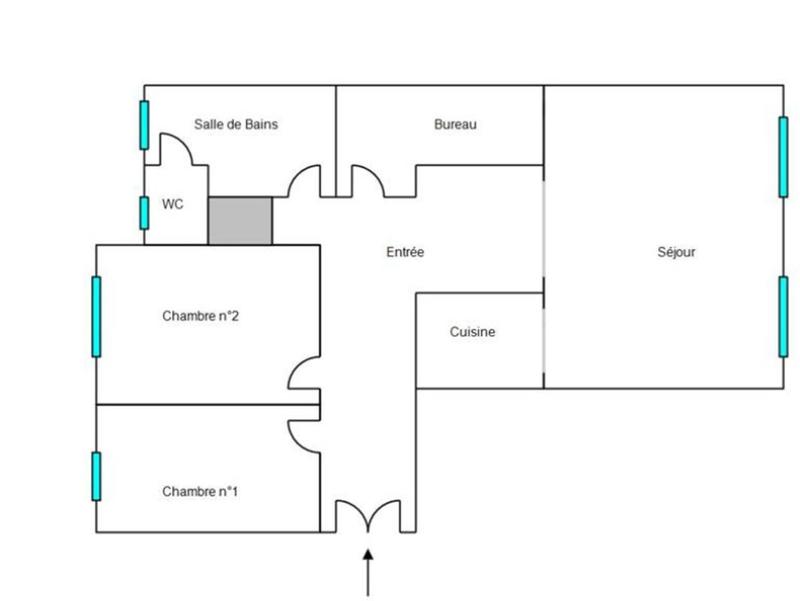 Appartement - 92 m² - 4 pièces