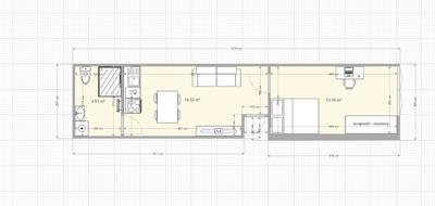 Studio - 34 m² - 2 pièces