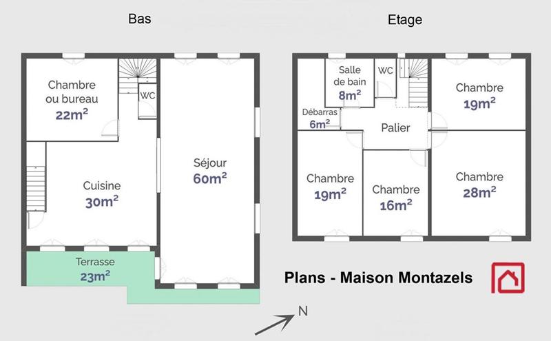 Maison - 215 m² - 7 pièces