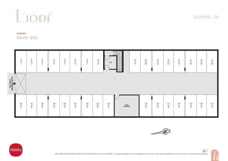 Appartement - 64 m² - 3 pièces