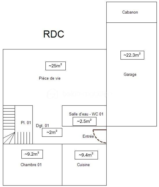 Maison - 103 m² - 5 pièces