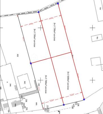 Terrain de loisirs - 3 800 m²