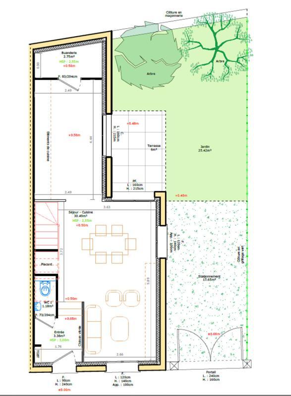 Maison - 86 m² - 4 pièces