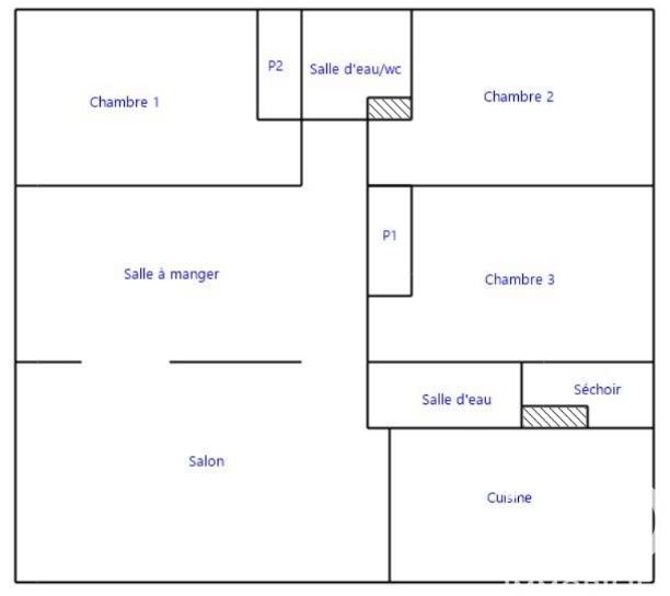 Appartement - 87 m² - 5 pièces