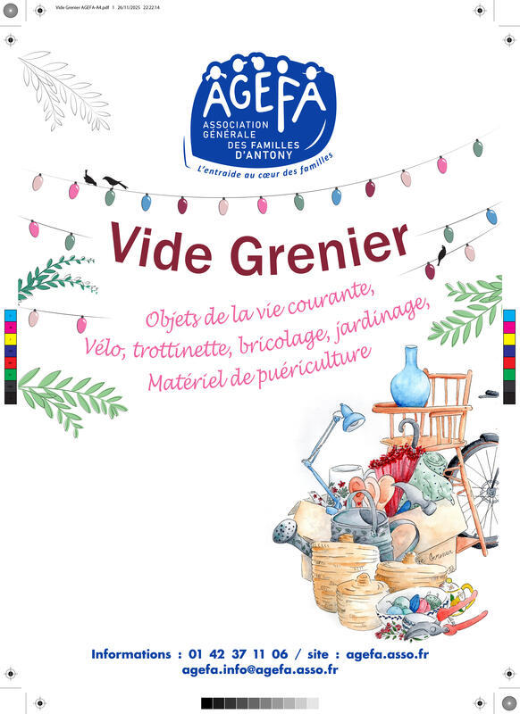 Vide grenier de l'association générale des familles agefa