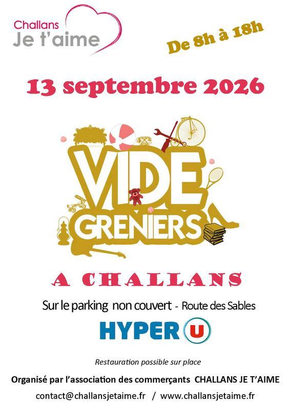 Vide-greniers challans je t'aime