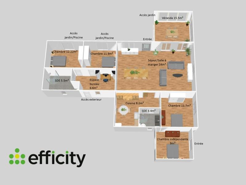 Villa - 118 m² - 6 pièces