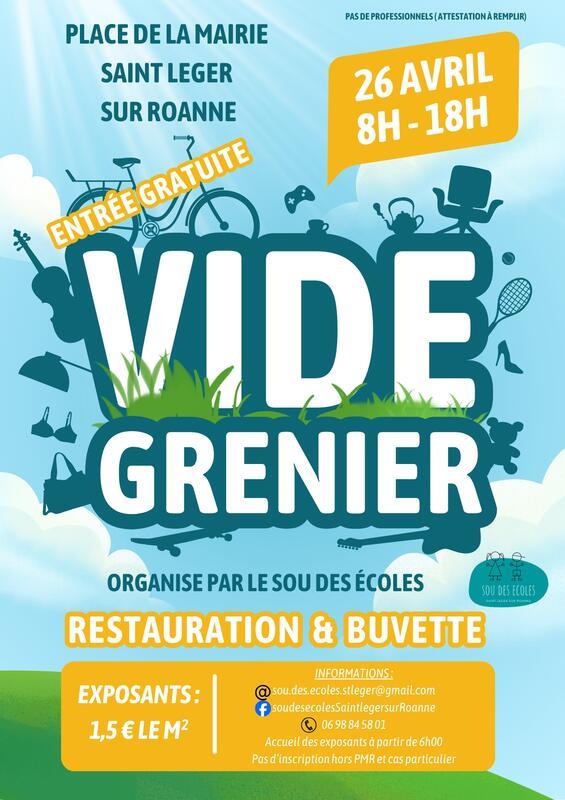 Vide grenier du sou des écoles