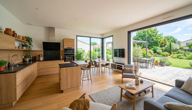 Maison de ville - 100 m² - 5 pièces