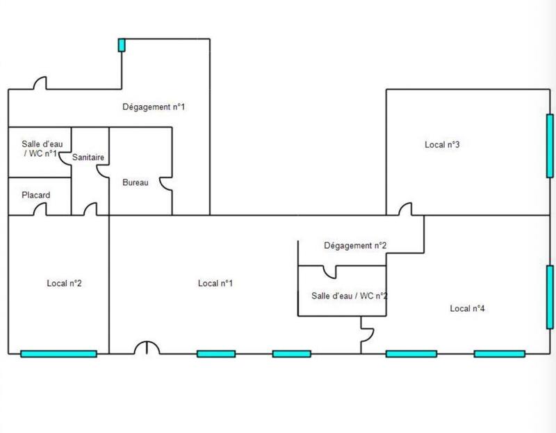 Local commercial - 165 m²