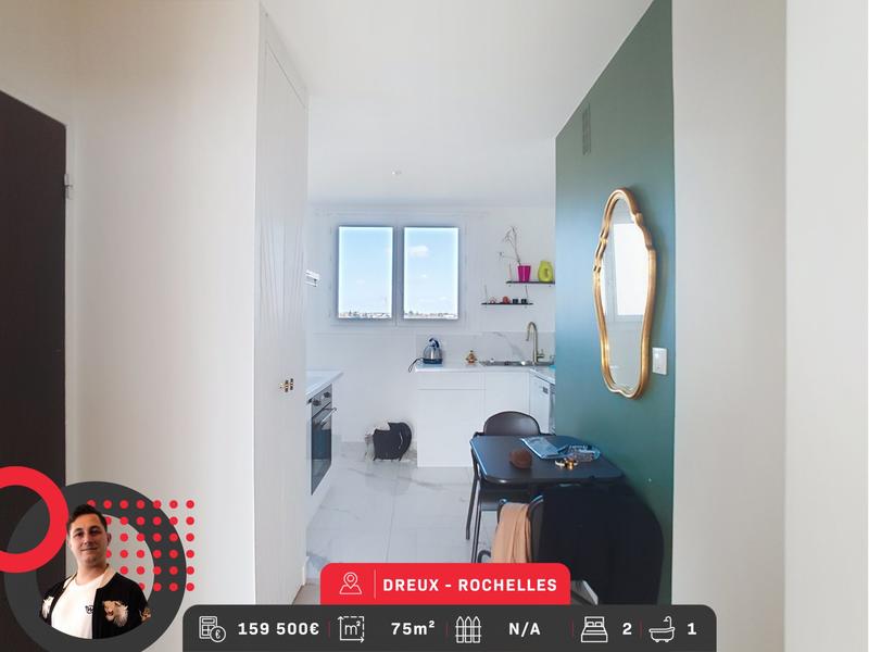 Appartement - 75 m² - 3 pièces