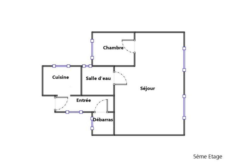 Appartement - 40 m² - 2 pièces