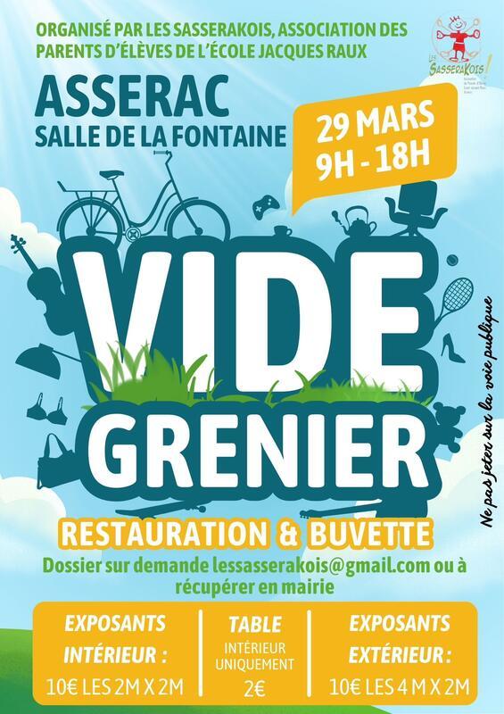 Vide grenier des sasserakois
