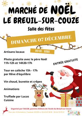 Marché de noël du breuil-sur-couze