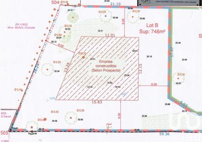 Terrain - 746 m²