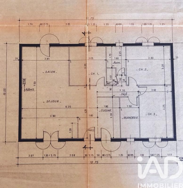 Maison - 89 m² - 4 pièces
